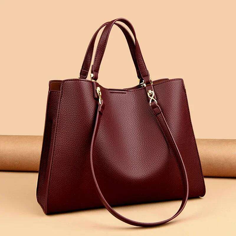 Genuine Brand Designer Women Bags High Quality Leather Shoulder Crossbody Messenger Tote Bag Large Handbag Purses