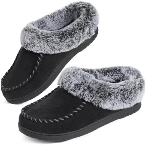 Suede Long Hair Autumn and Winter Home Cotton Slippers ddmymarket
