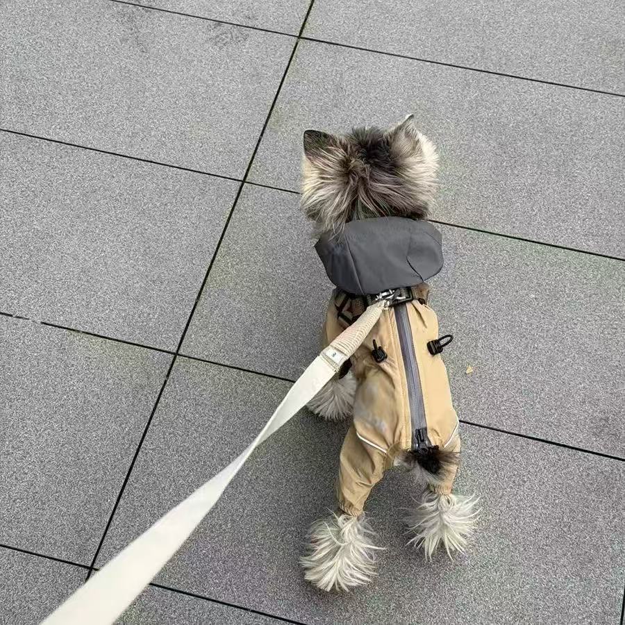 T1341 Pet Clothes Autumn New Style Teddy Bichon Pomeranian Small Dog Cat Schnauzer Poodle Dog Autumn and Winter Clothes