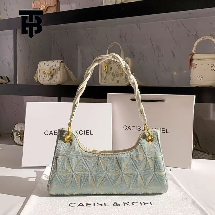 TB BHULAMTE Designer Bag Luxury Bag Women's Bag Niche Design Printed Windmill Underarm Bag Women 2025 New Fashion Versatile Trendy Single Shoulde