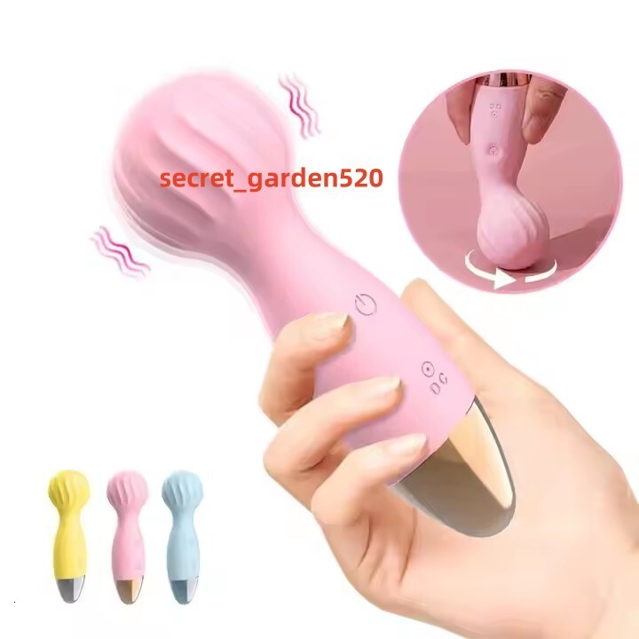 Factory Outlet Pocket Vibrator Wand Clit Mini Size Vibrator Massage Wand 12 Vibrating Modes Clitoris Stimulator Adult Sex Toys