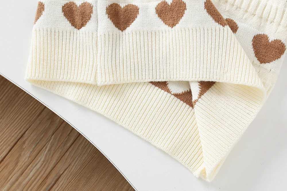 Autumn New Kids Clothing Set Knit Pullover And Pleated Skirt 2Pcs Girls Sweater Suit Kids Outfit L2509269VYS