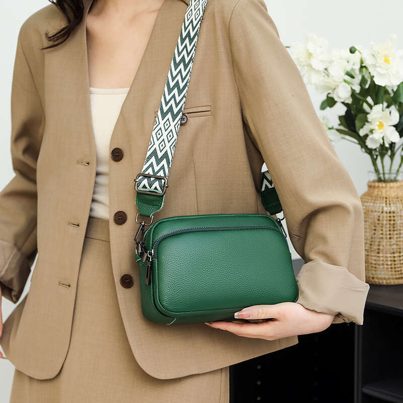 designer bag Luxury bag High-End Crossbody for Women, Niche Exquisite Stylish Color-Block Genuine Leather Women's Bag, Simple Design Shoulder Bag