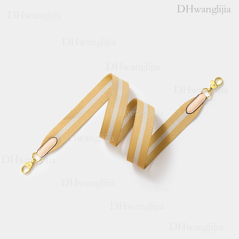 DH Luggage Accessories DH Luggage Accessories Fashionable Universal Single Crossbody Bag Replacement with Color-Block Webbing Wide Shoulder Strap