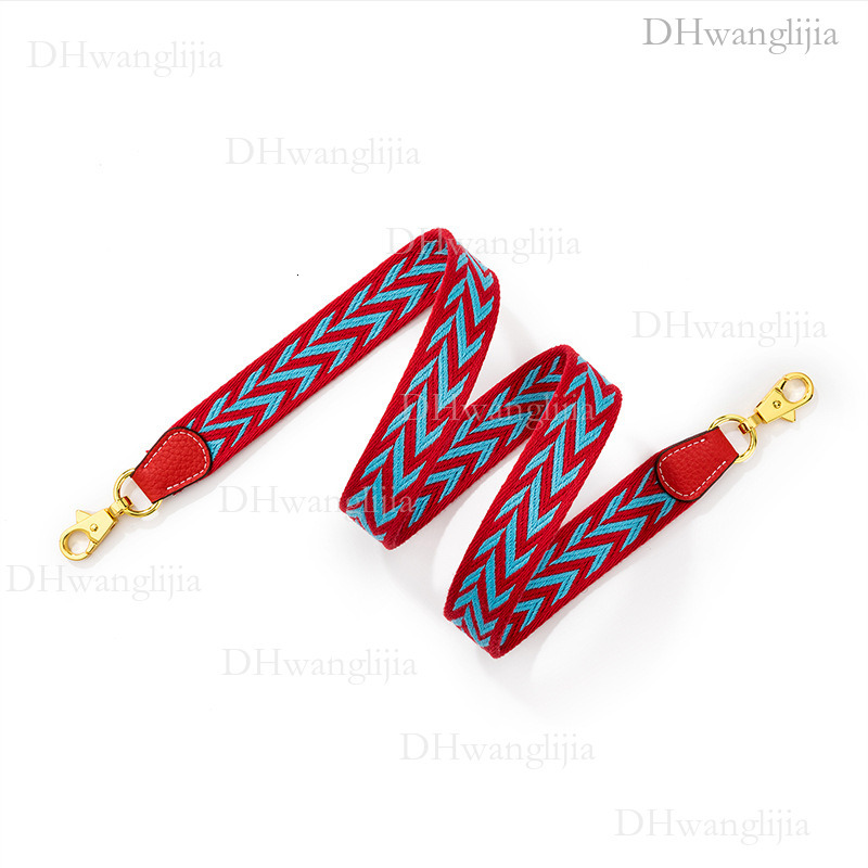 DH Luggage Accessories Cotton Thread Webbing Twill Thin Kelly Evelyn Single Crossbody Bag Wide Shoulder Strap
