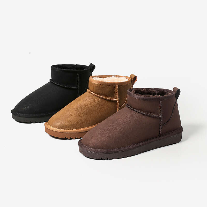 Clearance Zhou Dongyu Same Style Snow Women Short Boots Fleece Lined Thickened Warm Waterproof