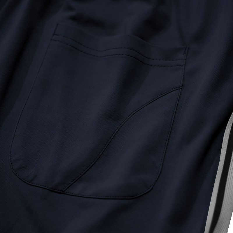 Streetwear Men's Contrast Striped Joggers - Loose Fit Straight Leg Sweatpants for Autumn Casual Sports in American Urban Style European size: S-3