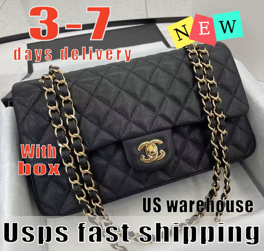 With box 10A High Quality Designer bags Shoulder Bag Quality Women's Crossbody Bags High Litchi Leather Hardware Hardware Square Luxury Tote Bag Multicolor Handbags