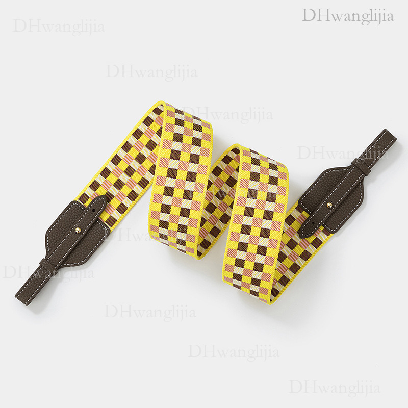 DH Luggage Accessories Acrylic Plaid Shoulder for Evelyn Lindy Basket Bag, Pig Nose Bag Replacement Strap