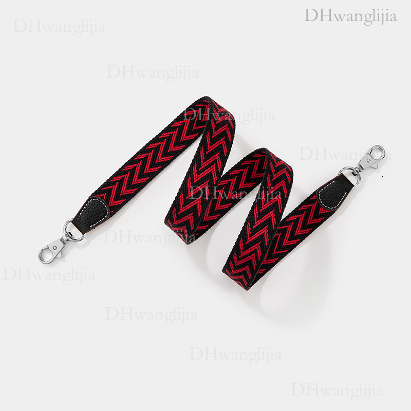 DH Luggage Accessories Cotton Thread Webbing Twill Thin Kelly Evelyn Single Crossbody Bag Wide Shoulder Strap