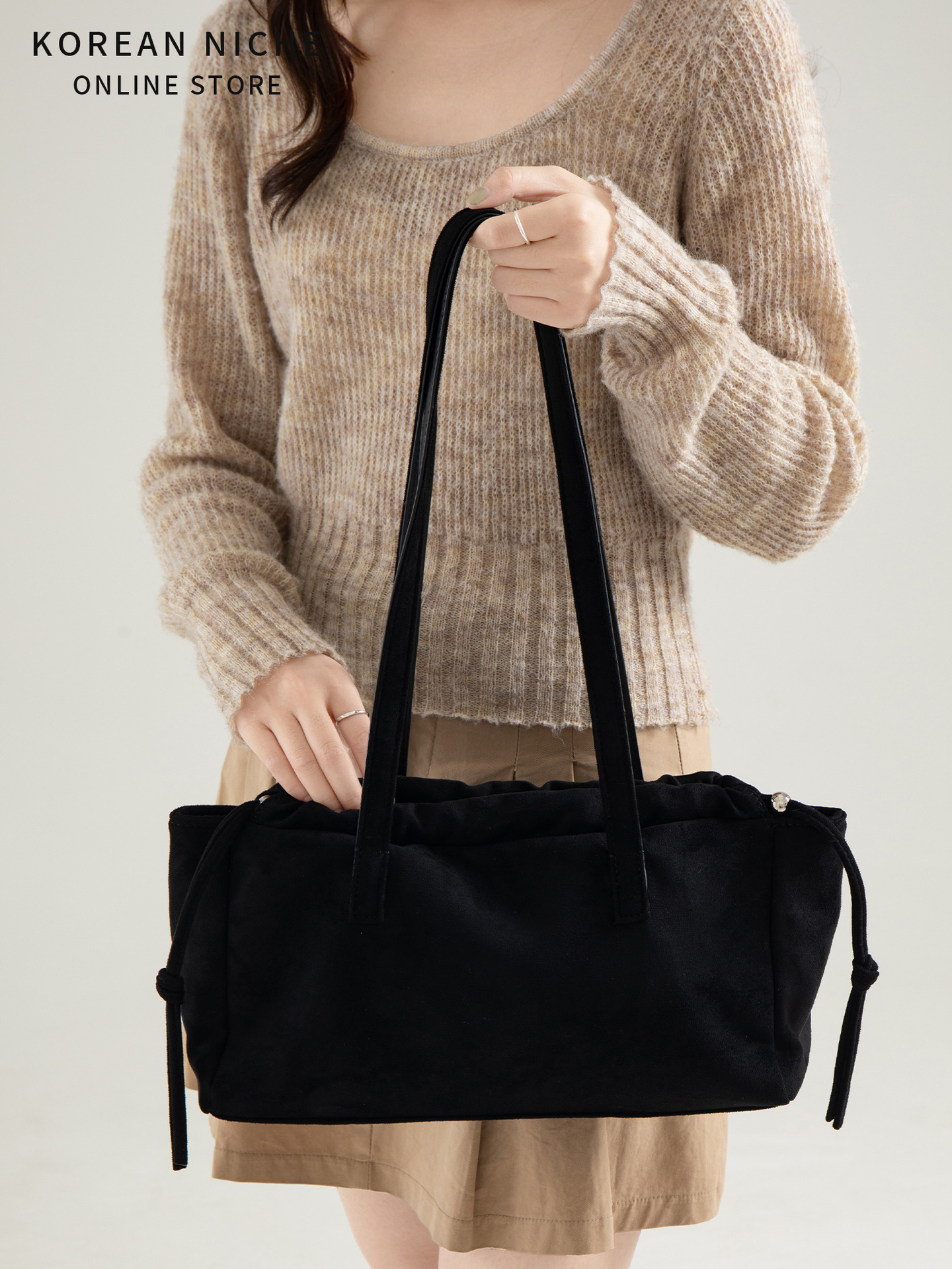 2025 Autumn And Winter New Style Suede Single-Shoulder Underarm Bag For Women Super Popular Niche Leopard Print Design Retro Versatile Handbag