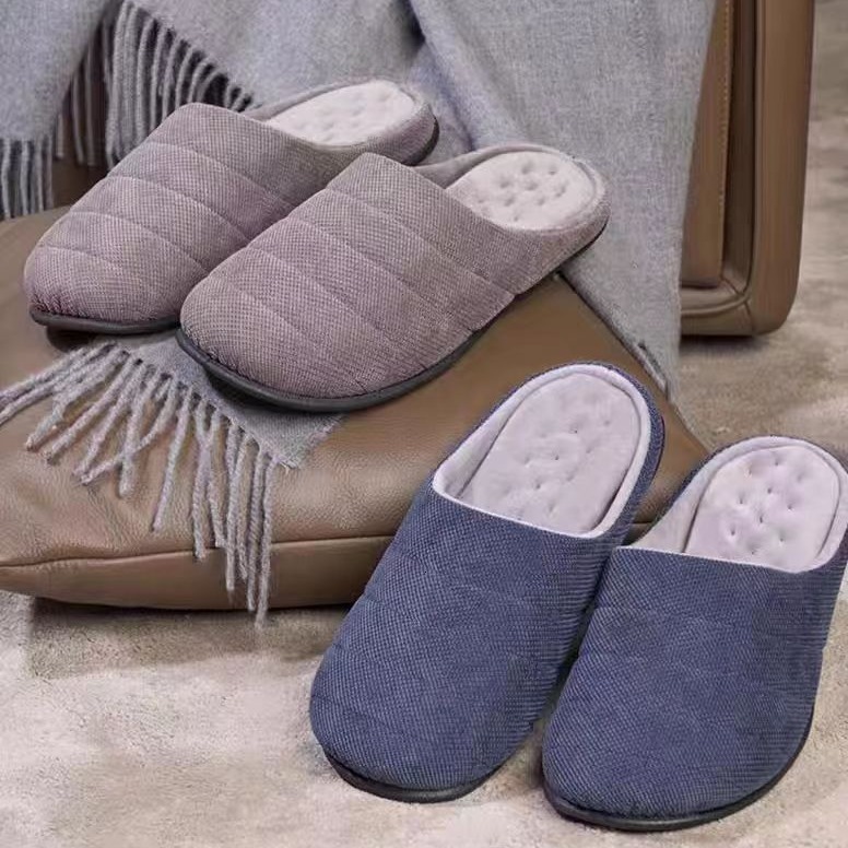 Nordic Style Memory Foam Injection Craft Men's Cotton Slippers ddmymarket