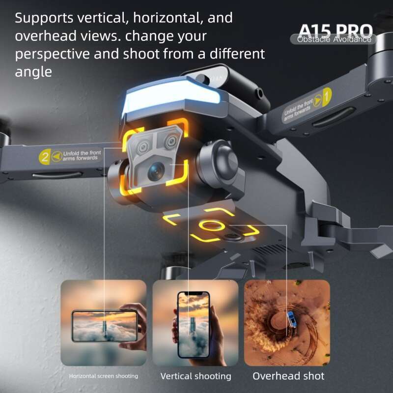 New Product A Pro Brushless Drone Aerial Photography Quadcopter Obstacle Avoidance Folding Remote Control Aircraft Toy