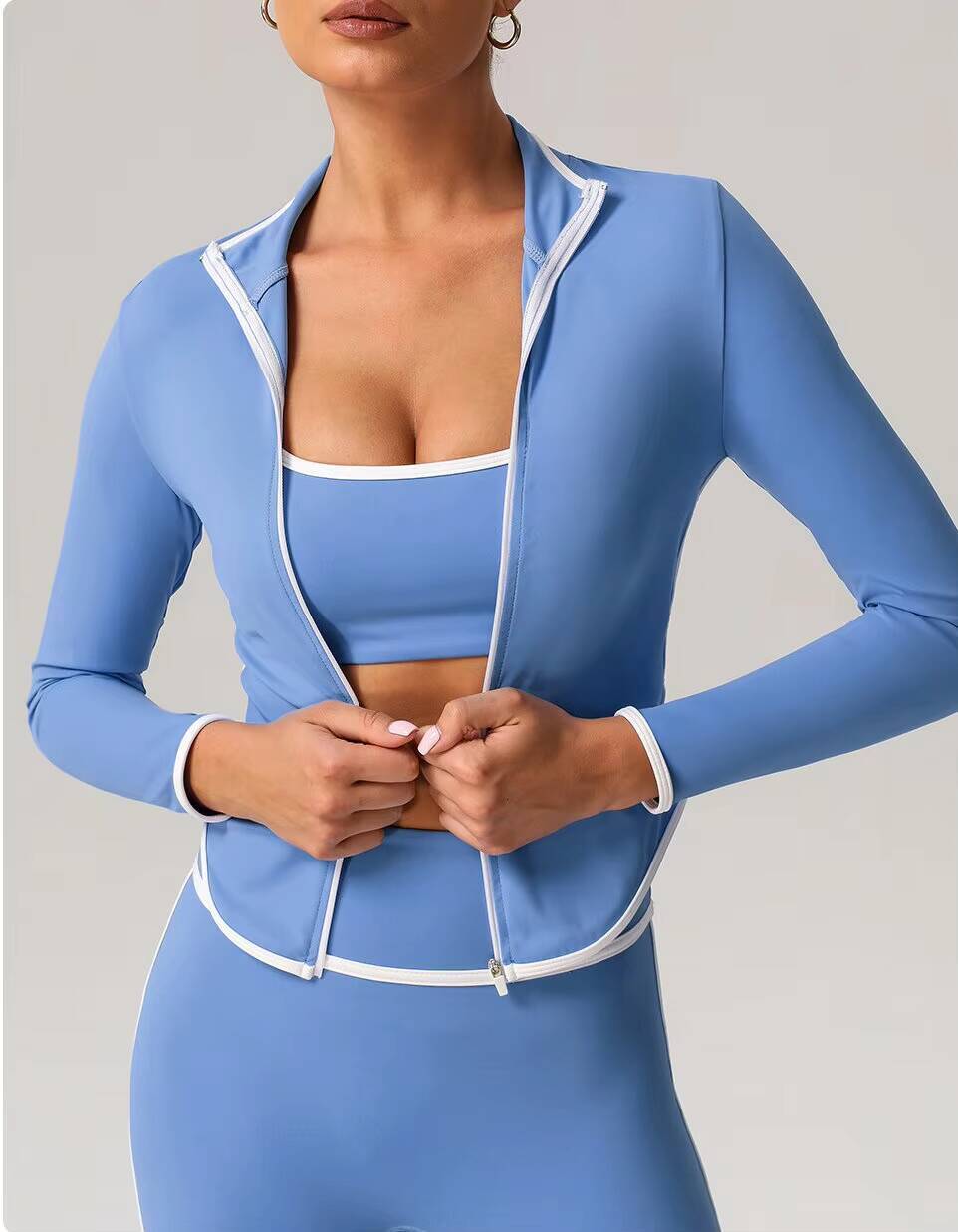 Wholesale Quick Dry Womens Sports Outfit Set Custom Fitness Gym Set for Women Female Gym Wear With