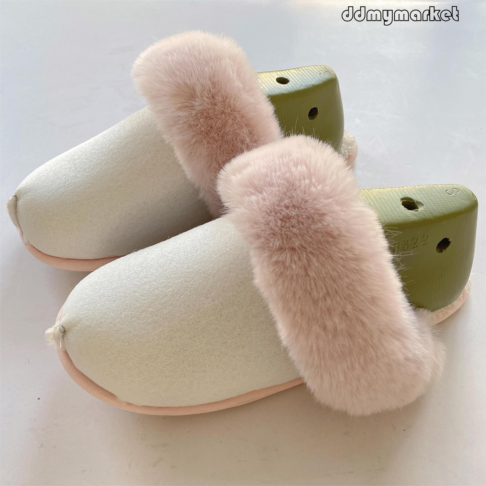 Autumn Winter Cotton Slippers with Removable, Washable, Replaceable Inner Lining, Warm and Fleece-lined ddmymarket