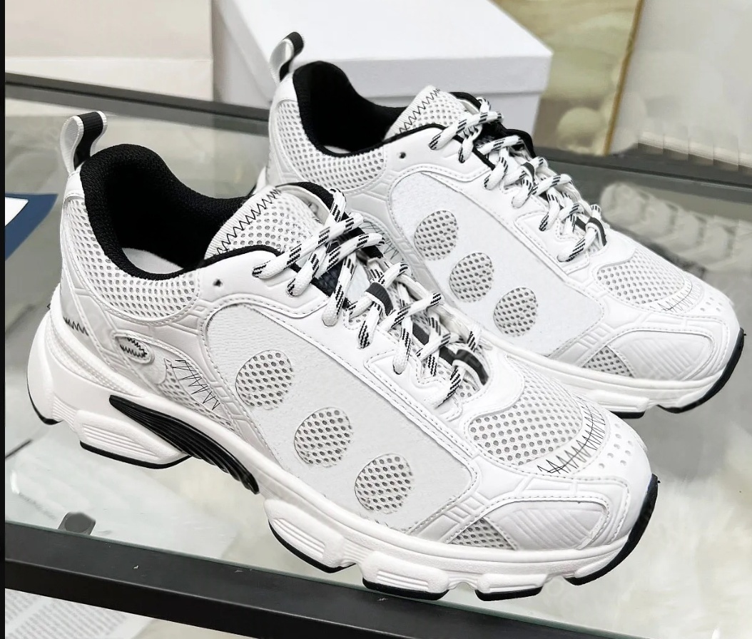 chrono sneakers shoe Designer Women Men Mesh vibe sneaker Calfskin Shoes Top-Quality leisure Sneakers size 35-45