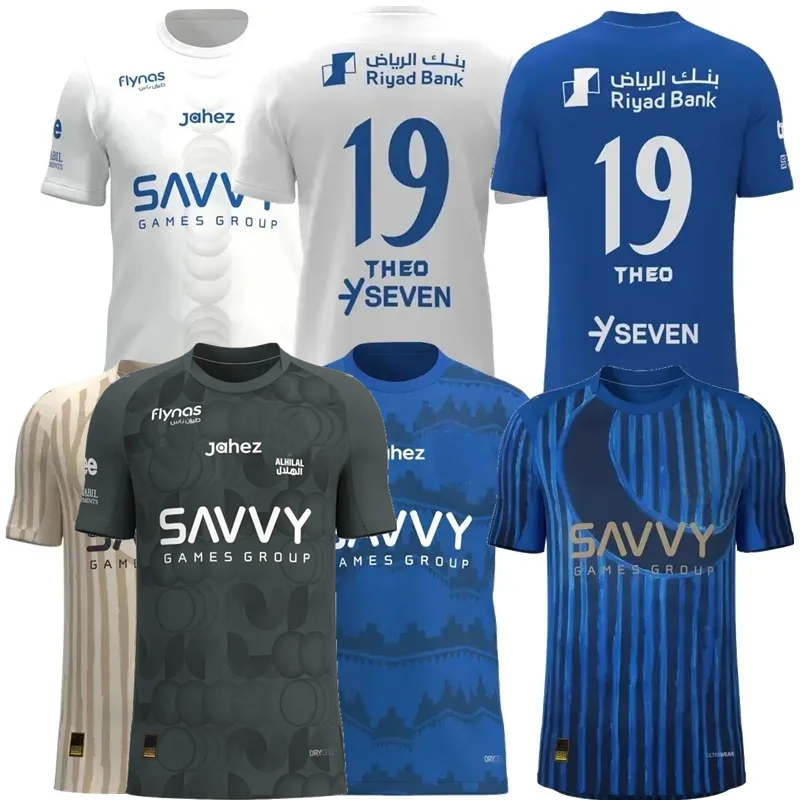 DARWIN THEO 2025 2026 Al Hilal soccer jerseys MALCOM NEVES SERGEJ KOULIBALY M.LEONARDO Saudi football men kids shirt