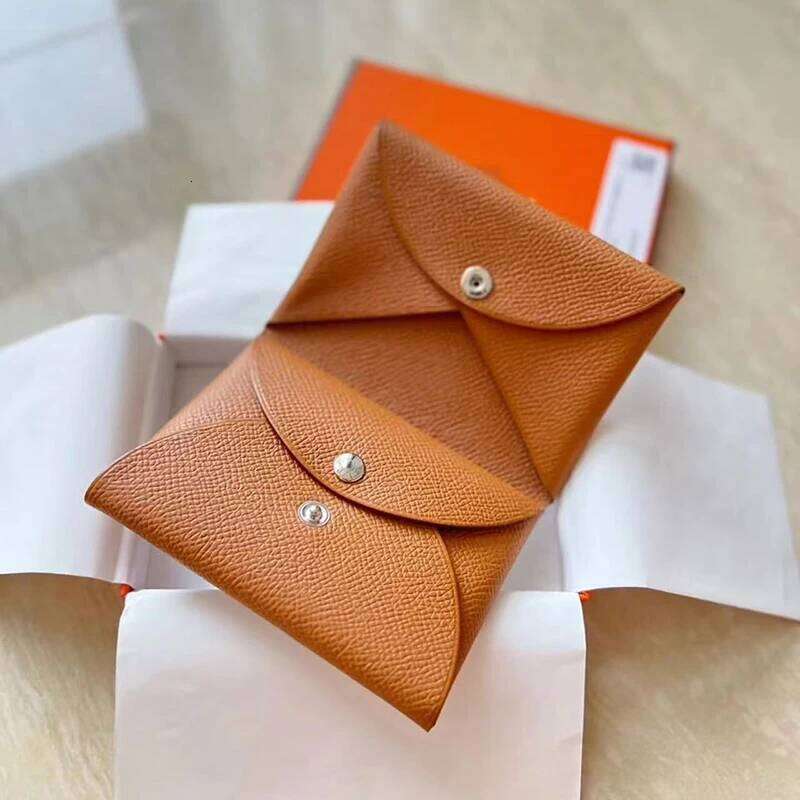 Designer Bags Genuine Leather Busin Wallet Palm Pattern Top Layer Cowhide Ex ID Card Holder Coin Purse Korean Sle Hot Selling