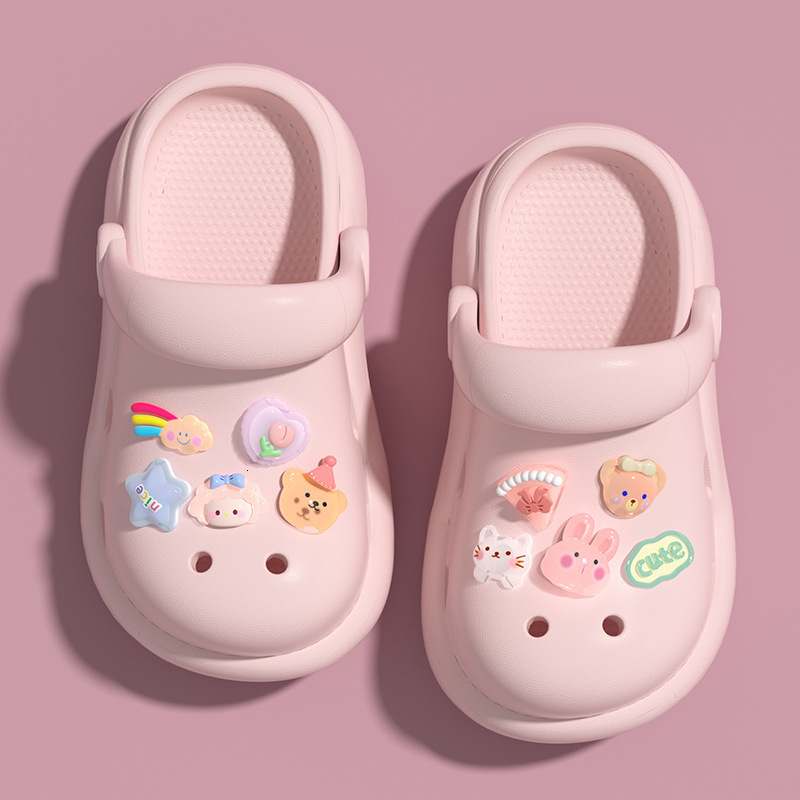 New children's slippers, girls' baby shoes, children's anti slip indoor and outdoor wearing, parent-child shoes, fashionable and versat