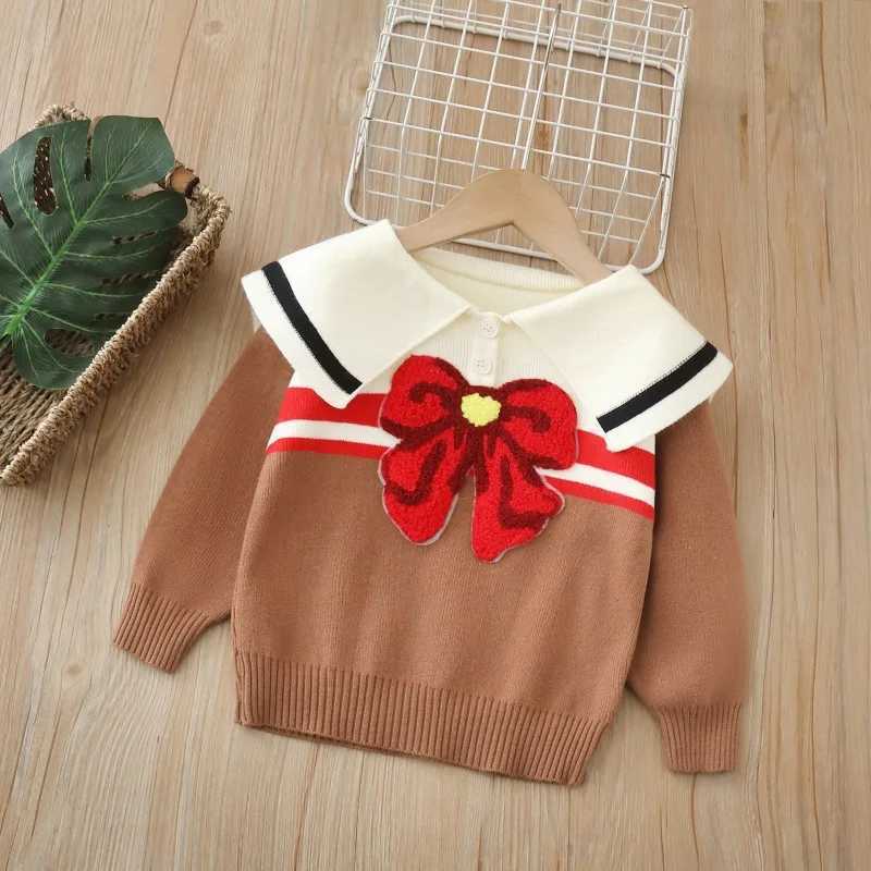 Girls Suit 2025 Autumn and Winter New Childrens Clothes Girls Baby Preppy Jumper Skirt Two Sets of Casual Simple Lovely L250926F100