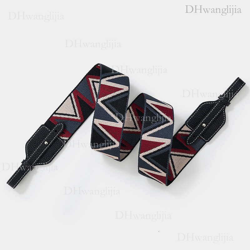 DH Luggage Accessories DH Luggage Accessories New Jacquard Woven Wide Shoulder Suitable for Basket Lindy Pig Nose Bags, Replacement Bag Strap