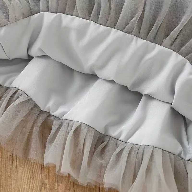 The New Girl Western Girl Sweater Set Gray Knitted Sweet Spring Girl Sweaters Cassacar TopSequenant Skirt Two piece Set L2509261XIT