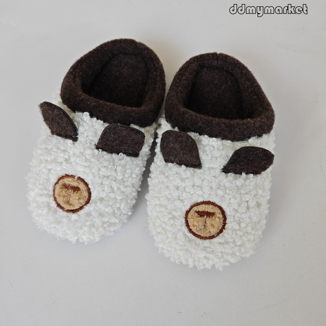 Teddy Velvet Silent Toy Shoes ddmymarket