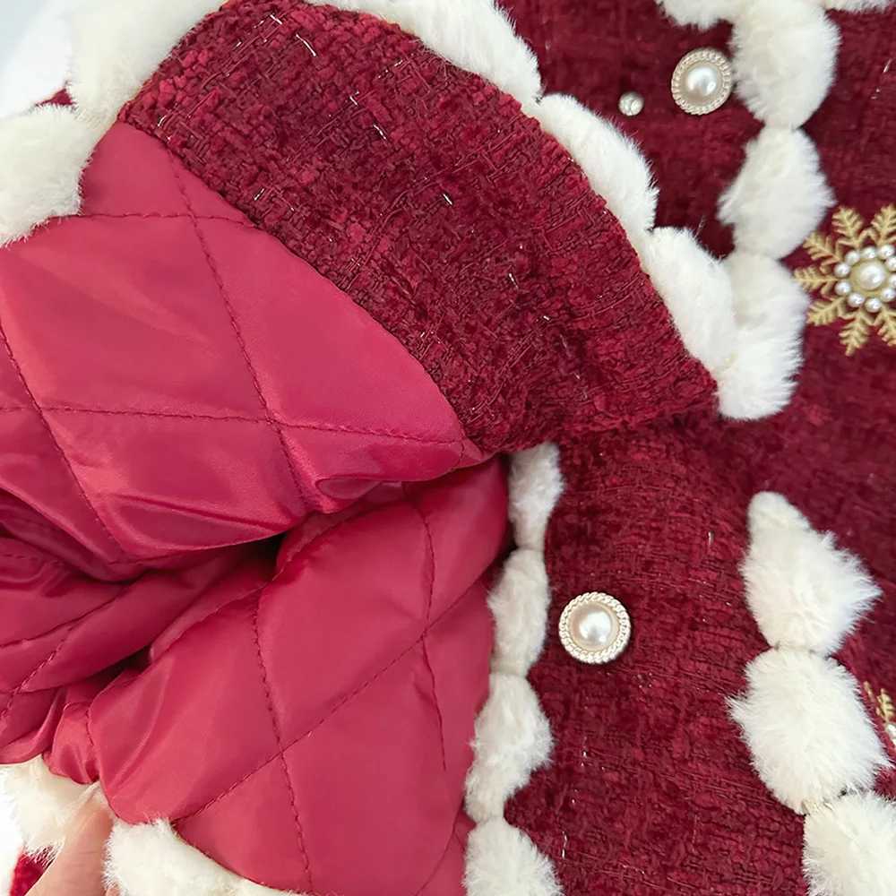 Girls Clothing Sets Winter Kids Girl Sweet Warm Coat and Dress 2pcs Christmas Suit Children Girl Princess Warm Clothes 3 5 8 L250926HDX3