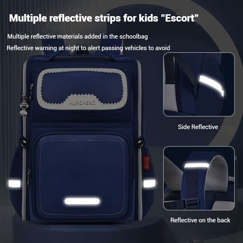 Primary School Students Large Capacity Shoulder Backpack Boys Girls Grade 1-6 Multi-color Waterproof fashion quality