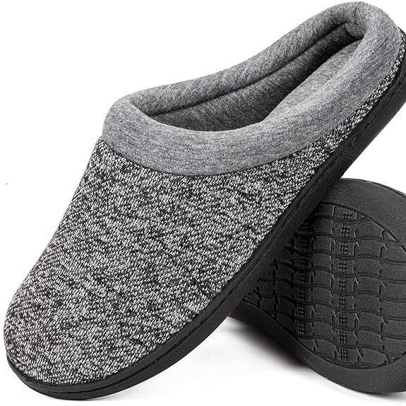 Knitted fabric memory foam slippers ddmymarket