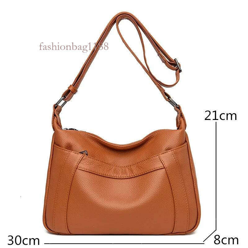 Quality Genuine Leather Women Shoulder Designer High Capacity Handbag Travel Hand Female Large Messenger Bag