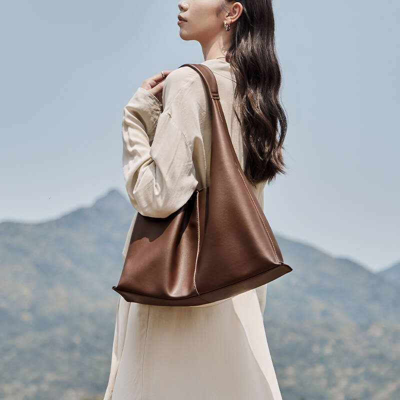 designer bag Luxury bag New Tote for Women, Large Capacity Commuter Shoulder Bag, Summer Genuine Leather Women's Fashion Underarm Bag