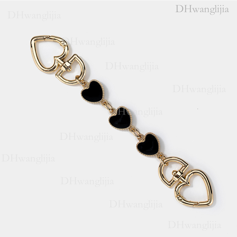 DH Luggage Accessories New Style Single Shoulder Crossbody Bag with Pendant Fashionable and Stylish Personality Hardware Heart Extension Chain Trendy