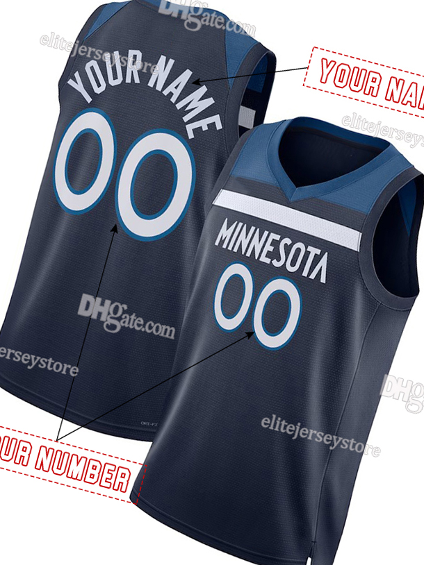Personalized Custom Anthony Edwards 2025-26 City Basketball Jersey Garnett Naz Reid Gobert Towns McDaniels Dillingham Shannon Jr. Beringer DiVincenzo 