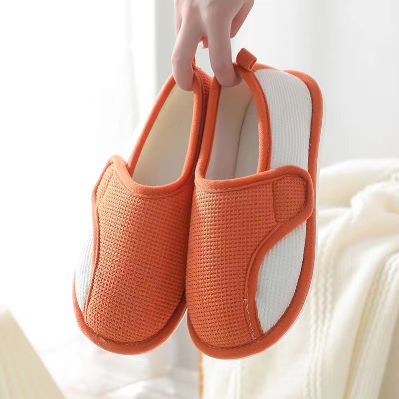 Adult Non-Slip Soft Sole Indoor Early Education Cool Silicone Magic Tape Adjustable Summer Thin Maternity Shoes ddmymarket