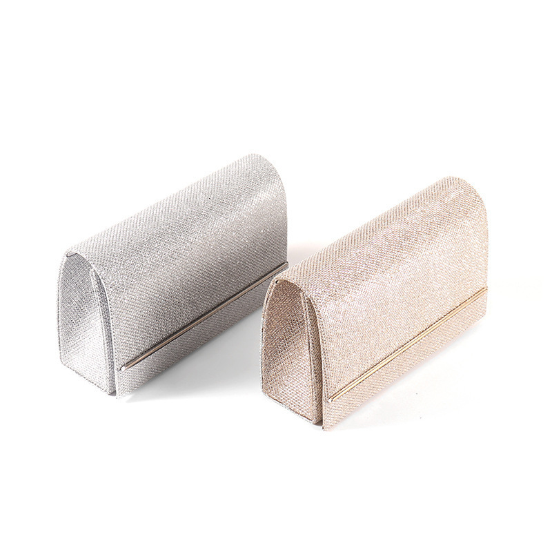 2025 new fashionable evening bag designer gold border flip bag chain bag