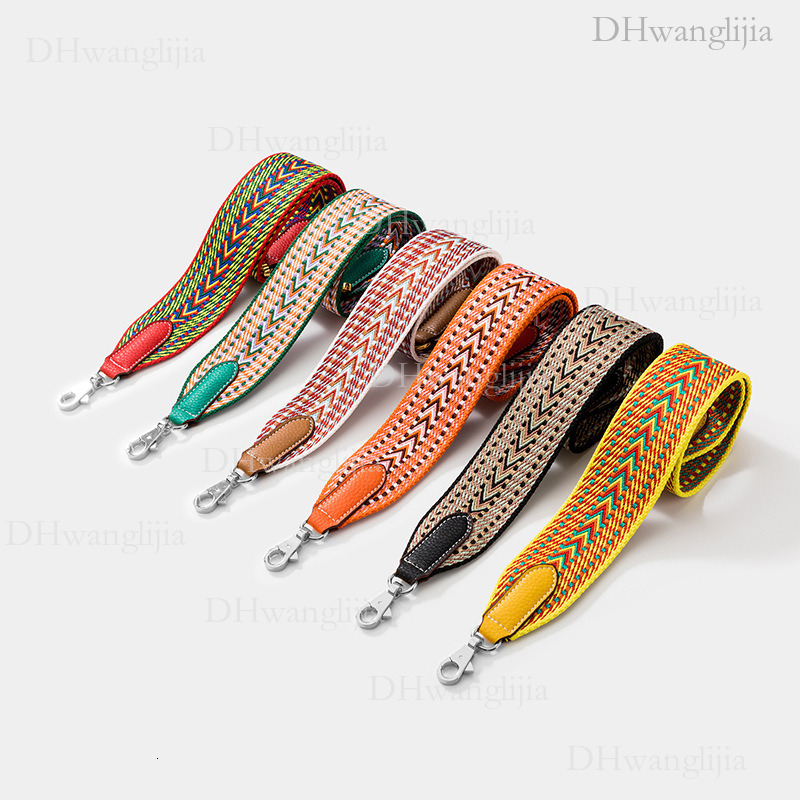 DH Luggage Accessories DH Luggage Accessories Suitable for Fengkaili Vegetable Basket Evelyn Bag, Wide Shoulder Strap Replacement, Woven Bag Strap, Tr