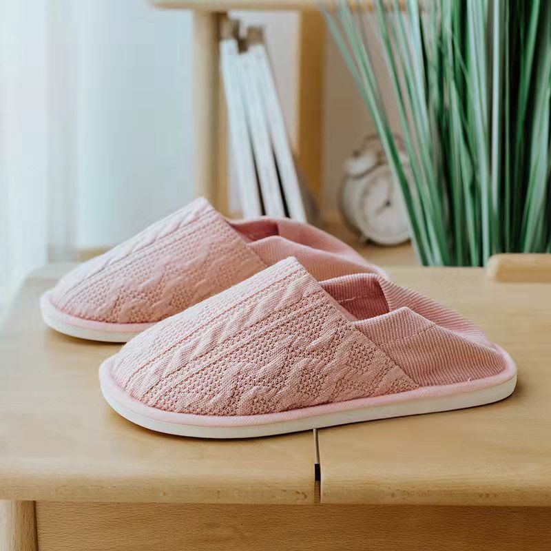 Extra Large Spring Summer Indoor Sewing Sponge Wormwood Flax Non-Slip One Size Slippers Pregnancy Postpartum Shoes ddmymarket