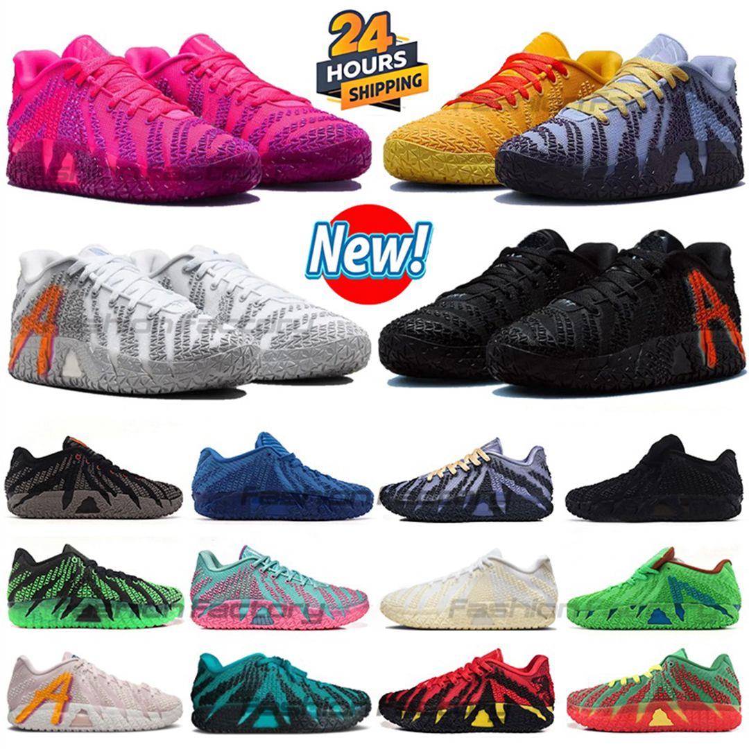 Top JA 3 3s Men Women Basketball Shoes Morants Designer Trainers Volume Hyper Pink Mint Foam Turbo Green NY Outdoor Sneakers Size 36-46