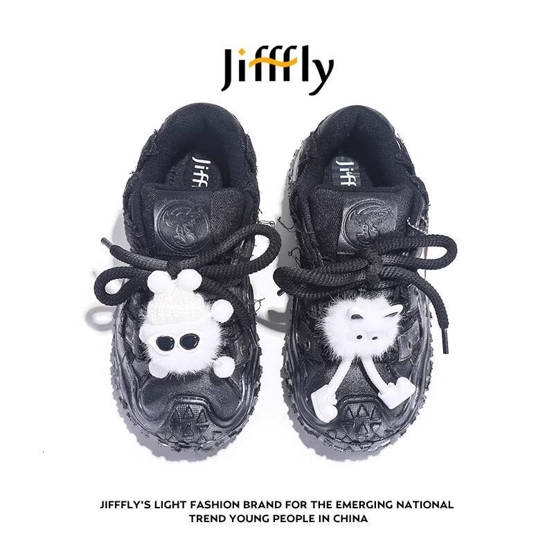 Jifffly Designer Women's Shoes 2025 Autumn/winter New Trendy Versatile Sneakers Casual And Sporty Dad Shoes With Tires Luxury Soles Luxury Soft S