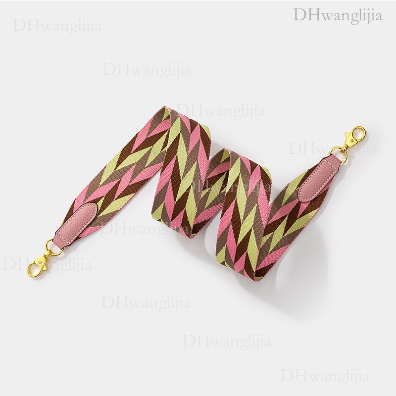 DH Luggage Accessories DH Luggage Accessories New Style Wide Shoulder Diamond Grid Woven Kelly Evelyn Replacement Modified Bag Strap Trendy
