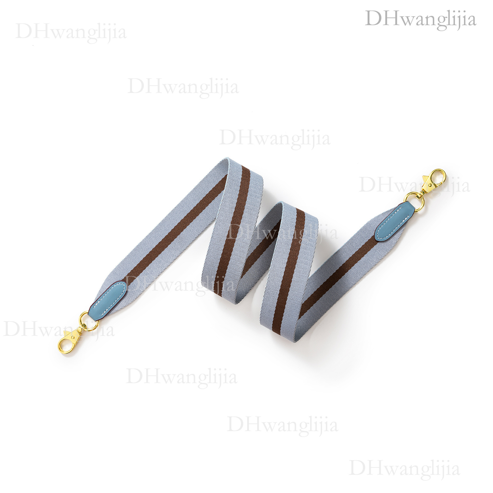 DH Luggage Accessories DH Luggage Accessories Fashionable Universal Single Crossbody Bag Replacement with Color-Block Webbing Wide Shoulder Strap