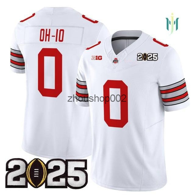 Sawyer Treveyon Henderson Emeka Egbuka Will Howard Stroud Jeremiah Smith Quinshon Judkins 2025 football jerseys all stitched men women youth Buckeyes 