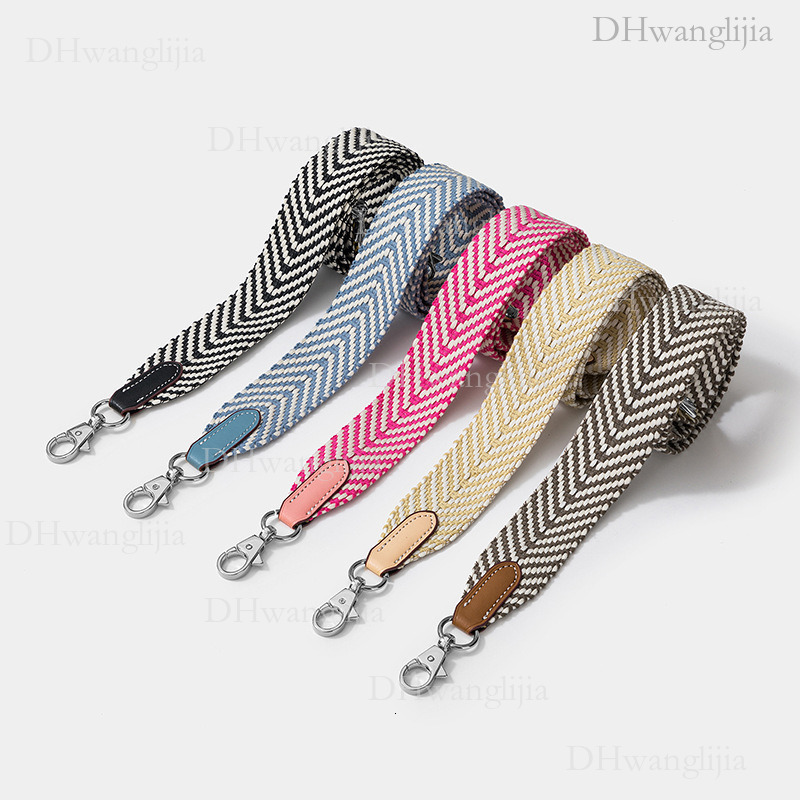 DH Luggage Accessories New Fashionable Woven Wide Kelly Evelyn Single Shoulder Crossbody Bag Replacement Strap