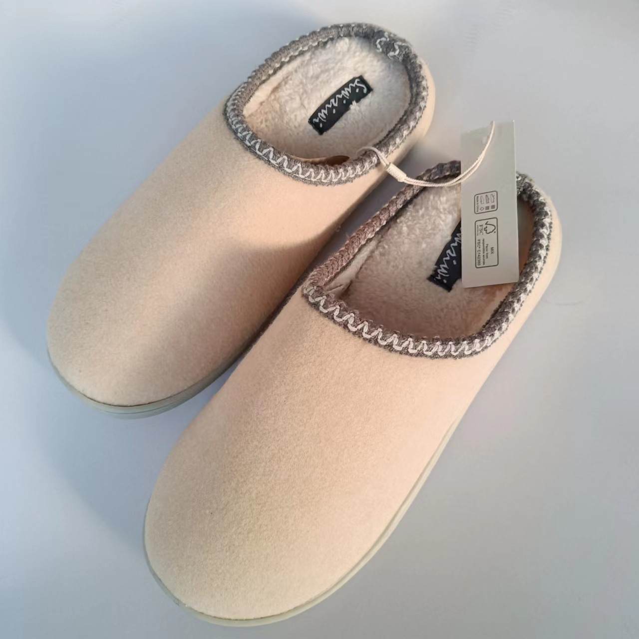 Felt Warm Activity Insoles TPR Anti-Slip Soles Men and Women Couples Home Cotton Slippers ddmymarket