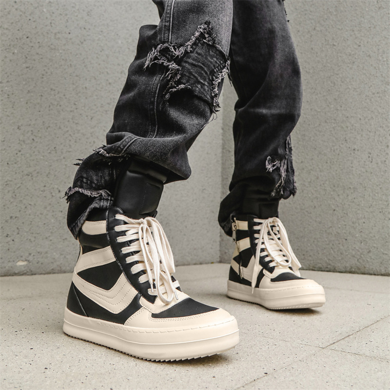Designer shoes New High Street High-top Men's Shoes Sports Casual Sneakers