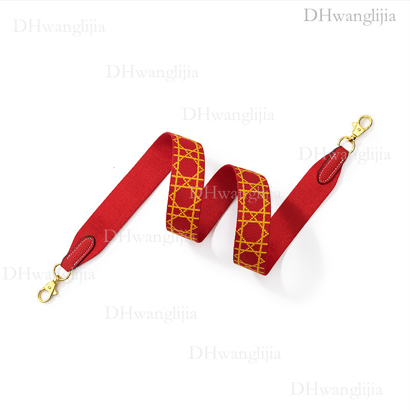 DH Luggage Accessories Wide Shoulder for Classic Princess Diana Bag Fashion Replacement Strap Embroidered