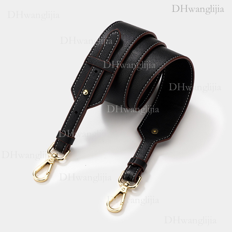 DH Luggage Accessories DH Luggage Accessories New Soft Cowhide Trendy Wide Universal Adjustable Length Single Shoulder Crossbody Bag Replacement Strap