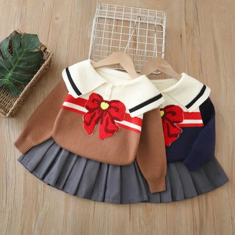 Korean Style Jk Skirt Suit for Girls 2 3 4 5 years old Kid Autumn Winter Clothes Set Girls LongSleeved Shirt Pleated Skirt L250926BUGU
