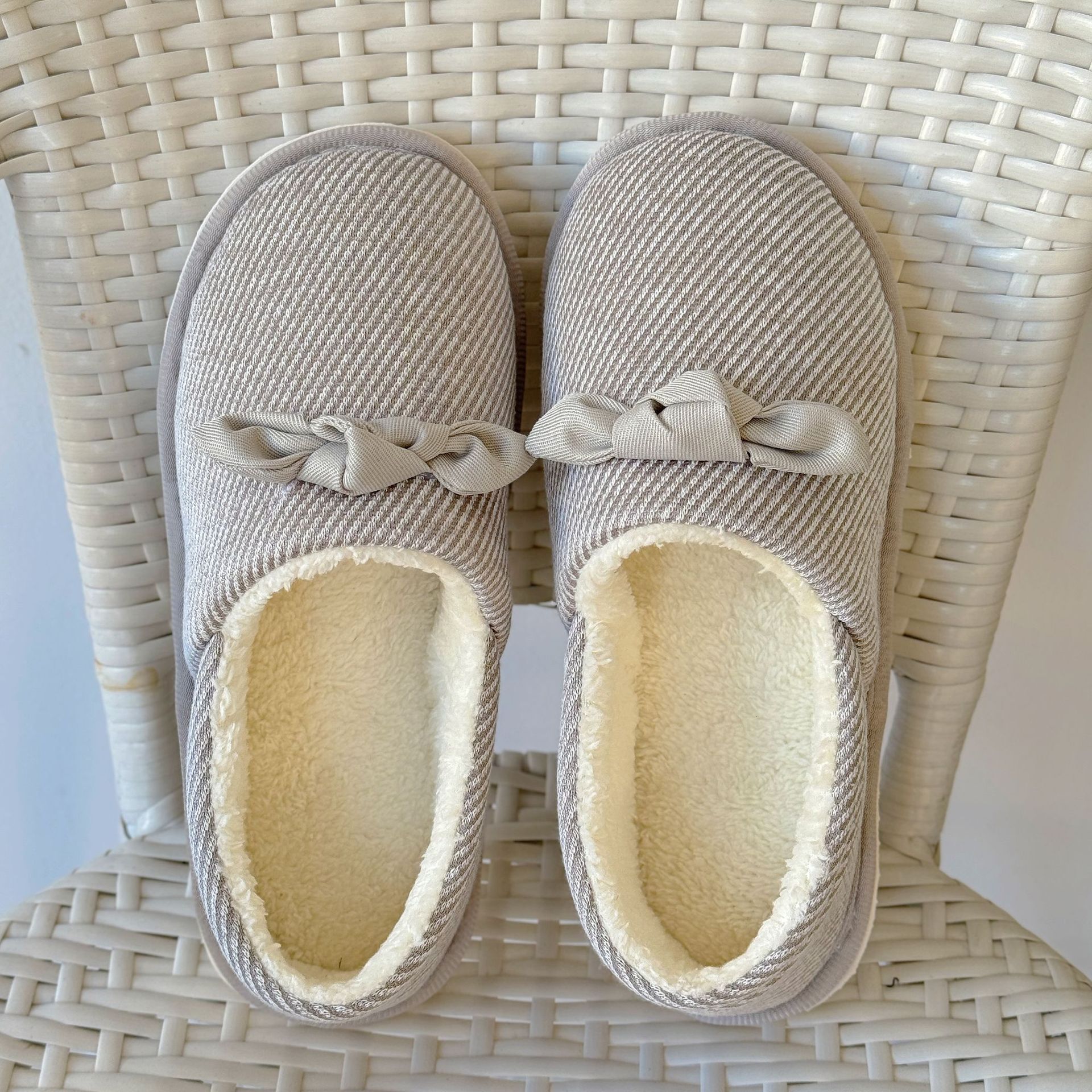 Extra Large Size Four Seasons Autumn Winter Fleece-Lined Pre-Pregnancy Post-Pregnancy Big Bow Spring Summer Thin Maternity Shoes Memory Foam ddmymarke